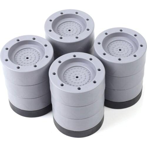 4pcs Shock and Noise Cancelling Washing Machine Support Anti-slip Anti Vibration C1FF