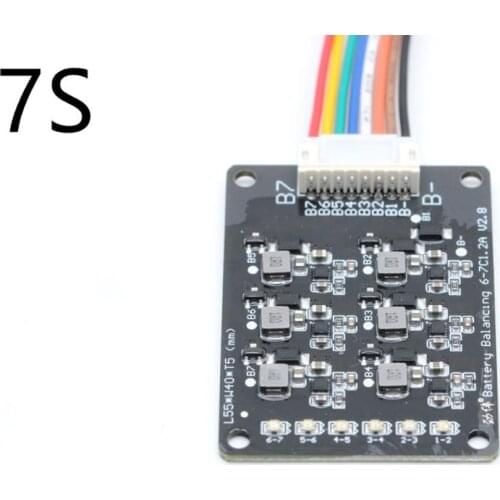 7S Li-ion Lifepo4 Lithium Battery Active Equalizer Balancer Energy Transfer Board BMS 1.2A balance