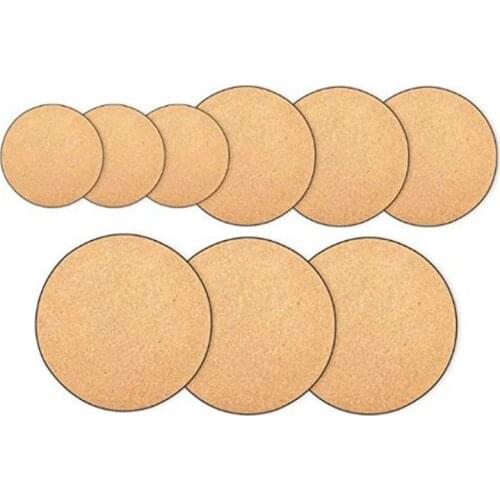 9 Pieces Of Soft Plant Coaster DIY Cork Mat Gardening Pad, Indoor And Outdoor Potted Plants 4 Inches, 6 Inches, 8 Inches
