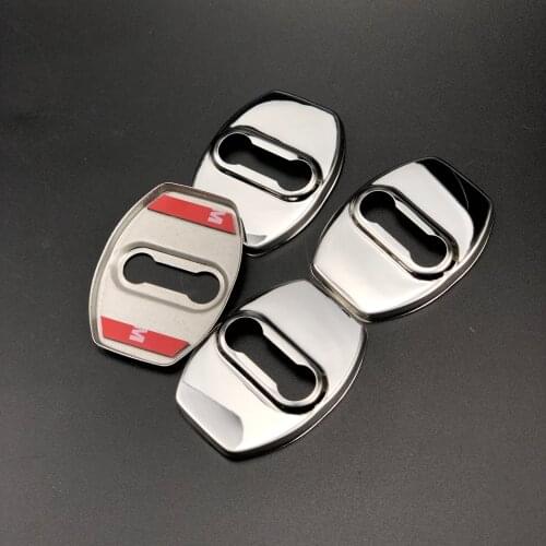 Car-Styling Door lock Cover for TOYOTA Venza PRADO REIZ PRIUS HIGHLANDER Previa COROLLA RAV4 EZ/FOR Suzuki Grand Vitara Kizashi