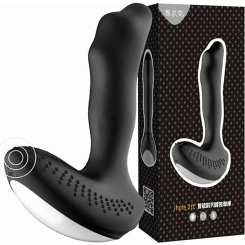 Wireless Remote Control Anal Vibrator Prostate Massager Telescopic Dildo Vibrator Male Butt Plug Vibrator Anal Sex Toys For Men