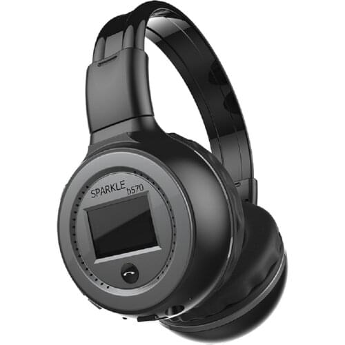 Wireless Headphone Radio Over Ear Bluetooth Compatibility Stereo Earphone Headset for Computer Phone Support FM Audio Card AUX