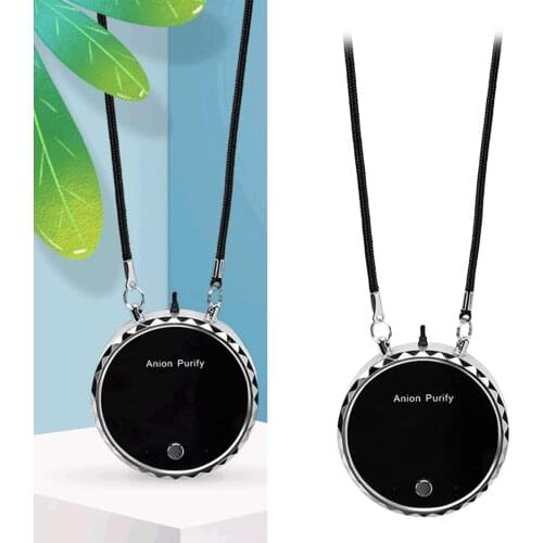 Wearable Air Purifier Personal Air Purifier, Necklace Around The Neck, Travel Size Negative Ion Generator, Remove Smoke Smell