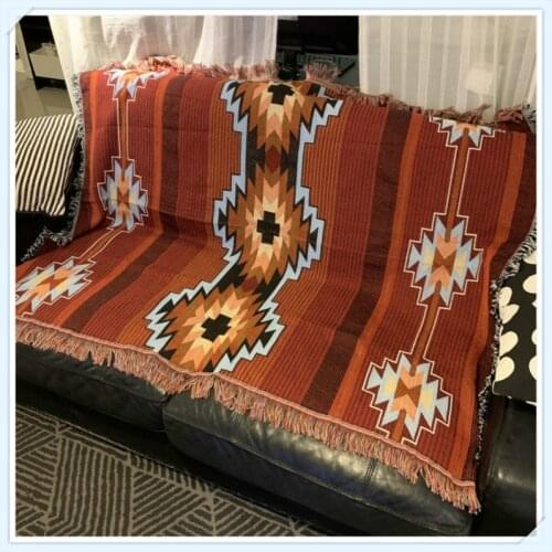 Bohemian Blanket For Beds Warm Sofa Blanket Decorative Throw Blanket Scarf National Style Navajo Indian Carpet Blanket Cover