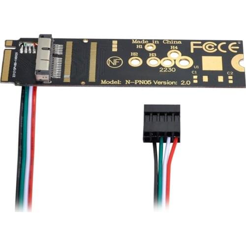 Cablecc BCM94360CD BCM94360CS BCM943602CS BCM94360CS2 WiFi Card to M.2 NGFF Key-M NVME SSD Adapter