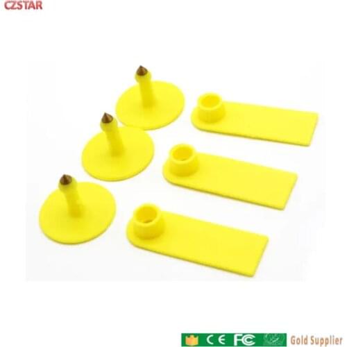 Alien chip UHF 840-960MHZ RFID Plastic Livestock Animal Tag Applicator Ear Tag for Animals Goat Sheep
