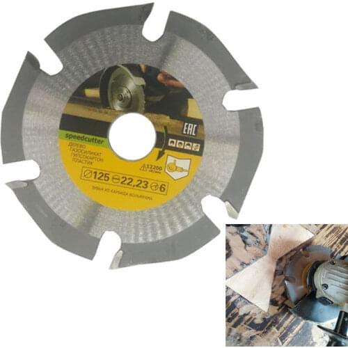 125mm 6T Circular Saw Blade Multitool Grinder Saw Disc Carbide Tipped Wood Cutting Disc Carving Disc Blades for Angle Grinders