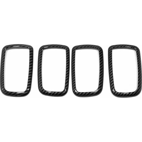 For Mitsubishi ASX 2013 -2017 2018 2019 2020 Inner Door Bowl Handle Frame Decoration Cover Trim Sticker Car Styling Accessories