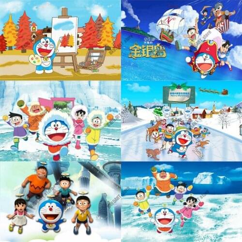 Doraemon Mechanical Cat Anime Diamond Painting 5D DIY Cross Stitch Kits Mosaic Room Decoration Diamond Embroidery Full Drill