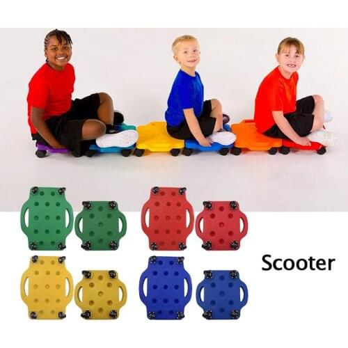Brand New 4colors Optional Scooter Board Safety Guard Scooters With Safety Handles For Physical Education Class Or Home Use