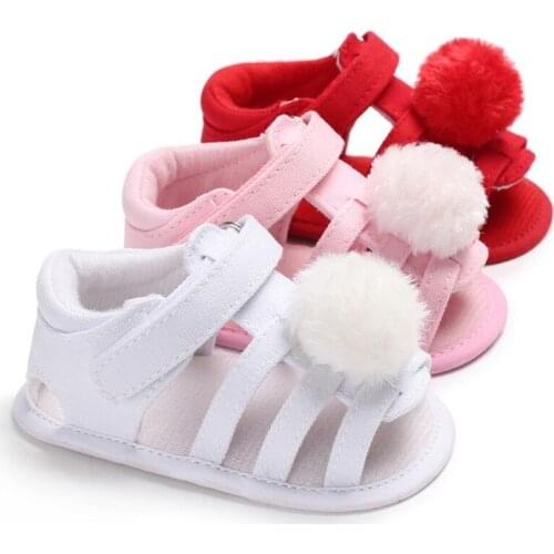Baby newborn Cute Sandals Summer Breathable Cotton Baby Girl Sandals Fashion Shoes Soft Baby Girl Beach Sandals