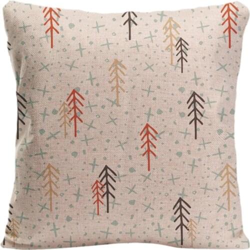 Cotton Linen Lovely Fishbones Throw Pillow Case Decorative Cushion Cover Pillowcase Customize Gift By Lvsure For Car Sofa Seat