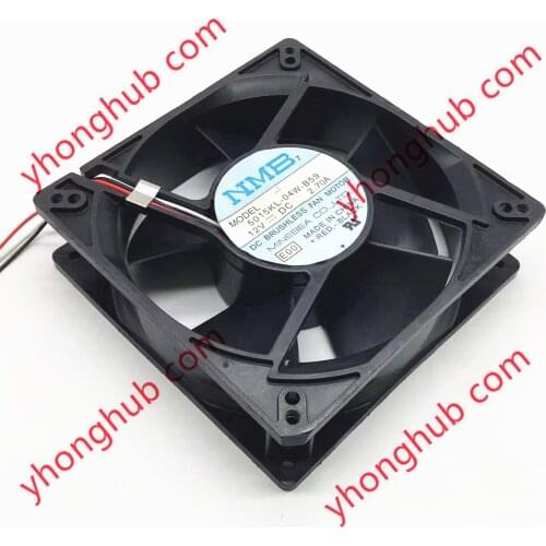 NMB-MAT 5015KL-04W-B59 E00 DC 12V 2.70A 127x127x38mm Server Cooling Fan