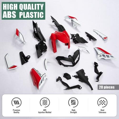 Red White Fairing Injection Molding Bodywork Cowl Kit for Yamaha MT-09 FZ MT 09 FZ09 FZ-09 2017 2018 2019 2020 MT09 Accessories