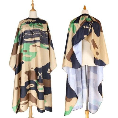 Barber Hairdressing Cloth Apron Hair Styling Cloth Camouflage Wrap Hair Cutting Cape Salon For Hair Dye Perm Protector