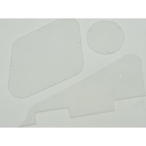 Transparent LP Pickguard Control Plate Switch Cavity Covers Fits For USA LP
