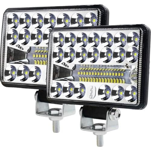 Work Light 1 Pair Car Led Work Light 60W Highlight Off-road Vehicle Roof Searchlight Maintenance Auxiliary Light Accessories