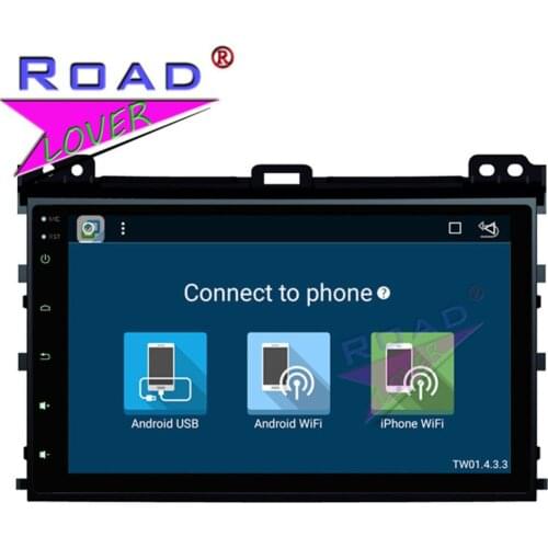 Roadlover Android 8.1 2Din Autoradio Player For Toyota Prado 2004 2005 2006 2007 2008 2009 Stereo Octa Core 2G 32G Car GPS Radio
