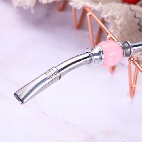 Stainless Steel Yerba Mate Straw Spoon Bombilla Tea Strainer Filter Colander Gray