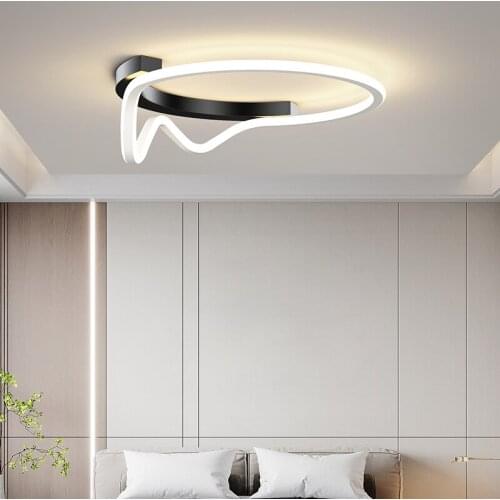 Modern Chandelier Flush Mount For Bedroom Hallway Kitchen Living Room 6 or 8 lights with bulbs indoor Lighting Lamp AC85-260V