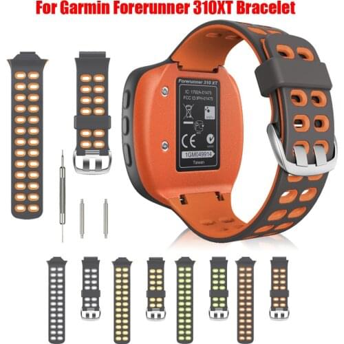 For Garmin Forerunner 310XT Watchband Sports Smart Watch Band bracelet Porous Anti-sweat Sport Breathable Easy install Bracelet
