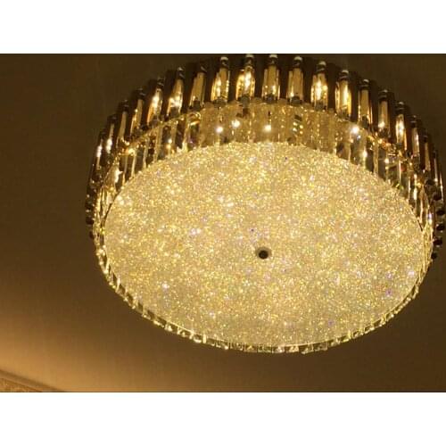 Light luxury simple modern Tmall elf light luxury LED bedroom living room study crystal creative exhibition hall ceiling lamp