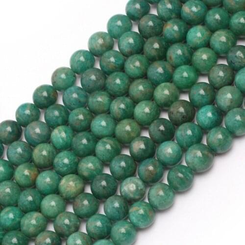 Dark blue amazonite beads natural GEM stone beads DIY spacer beads for bracelet making strand 15" wholesale
