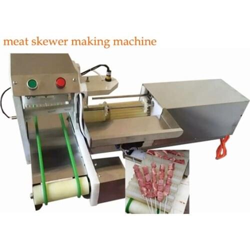 High Quality automatic BBQ meat skewer machine kebab making machine
