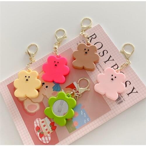 Cartoon Candys Bear Soft Silicone Case For AirTag Keychain Keyring Case for AirTag Lovely Cute Bears Protective Cover