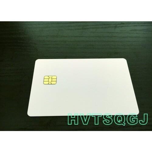 10pcs Free shipping SLE4442 blank smart card rfid contact blank smart card