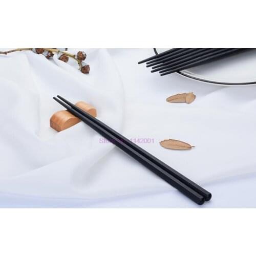 200 pair Chopsticks Healthy Chinese Chopsticks Fortune Chopstick Food Sticks Tableware anti resable black chop sticks