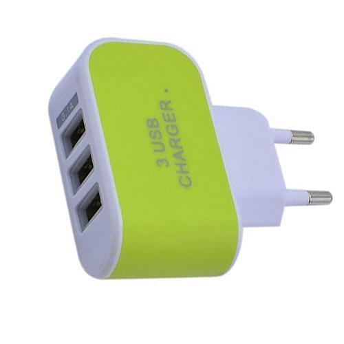 2020 NEW Arrival 3 Ports 3.1A Triple USB Port Wall Home Travel AC Charger Adapter EU Plug Mobile Phone Charger Dropshipping