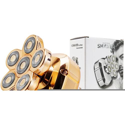 6 in 1 Multifunction Electric Shaver Wet Dry Use Beard Trimmer Rechargeable Shaver For Men Barber Shaving Machine Electric Razor