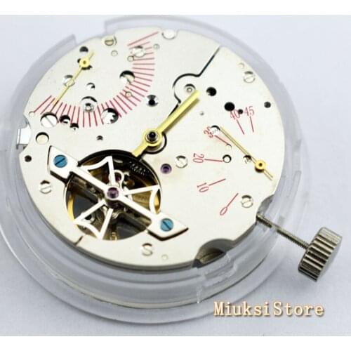 Sea gull 2505 Power Reserve automatic date movement fit Parnis mens watch