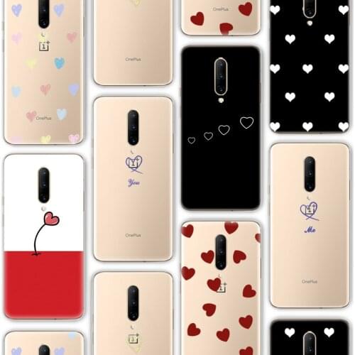 Ciciber Funda Case for Oneplus 7 8 7T 6 6T Nord N10 N100 Pro Soft Silicone Case for Oneplus 8 8T Pro Luxury Heart LOVE Coque TPU