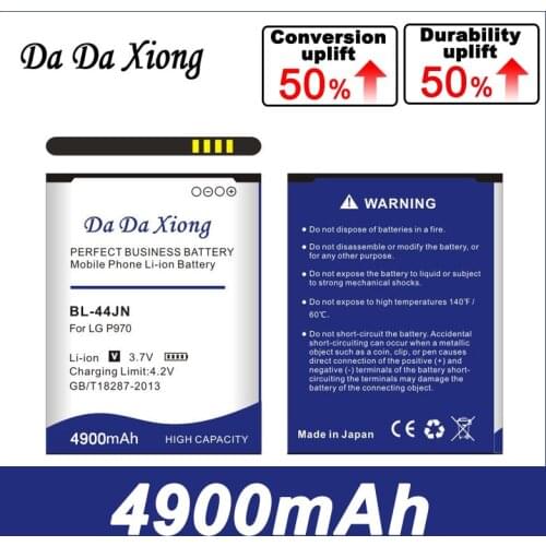 Da Da Xiong 4600mAh BL-44JN BL44JN BL 44JN Battery for LG P970 P690 P693 E730 E510 C660 P698 C660 MS840 L5 E400 E610 E730