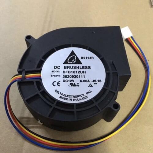 Delta BFB1012UH DC 12V 6A 97x97x33mm 4 Lines/6 Lines PWM Turbo Blower Super Violent Server Square Cooling Fan