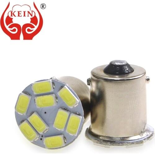 KEIN 10PCS 9smd p21w 1156 ba15s 1157 BAY15D P21/5W car led 5630 Brake Trailer Truck Light parking Reverse Lamp Signal Bulb auto