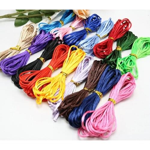 Chinese knot line 5 2.5mm thick woven rope wire DIY hand wire wholesale 4 meters #1393