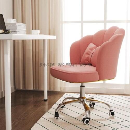 Computer chair girls study bedroom office swivel chair sedentary comfortable backrest makeup stool student