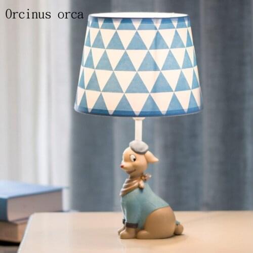 Cartoon creative lion desk lamp childrens room Princess Room girls bedroom bedside lamp lovely animal LED lamp free shipping