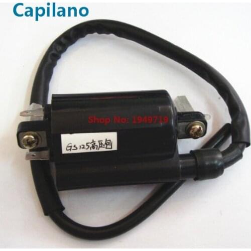 Motorcycle scooter GS125 GN125 EN125 universal elecrtric ignition coil voltage for Suzuki 125cc EN GN GS 125 spare parts