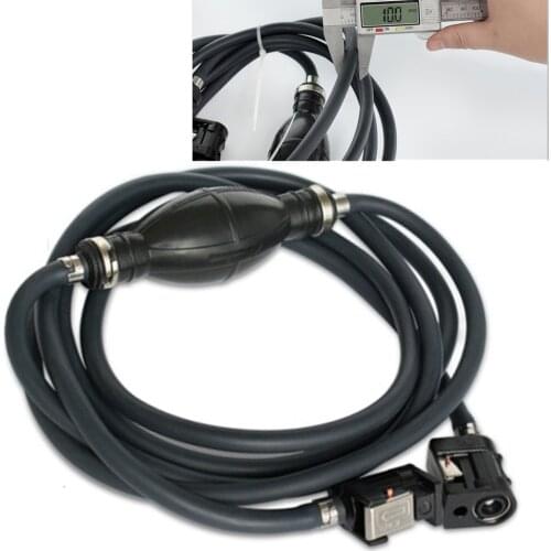 3.1m Outboard Boat Fuel Line Assembly 0.4inch 1cm Gas Hose Connector Primer Bulb for Yamaha Outboard Motor Desiel Line Hose Pipe