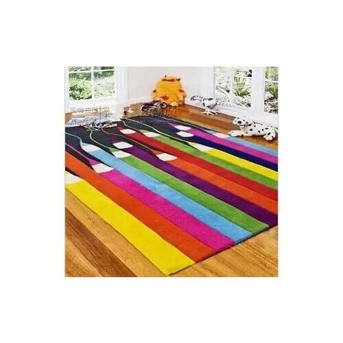 Plans to customize Modern Handmade carpets Living room Bedroom Fashion creative Coffee table sofa Individuality Trend Carpet