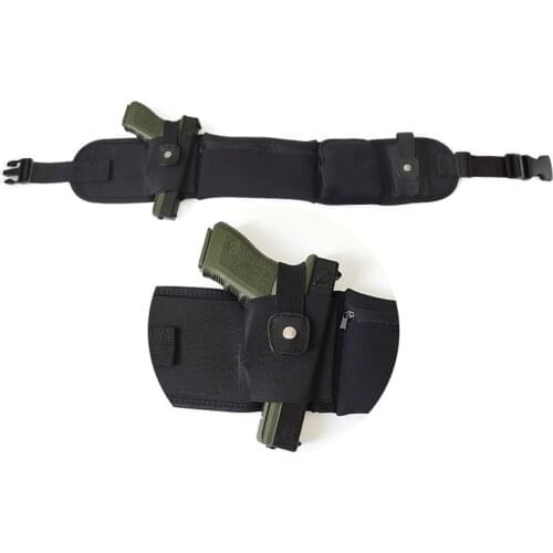 Tactical Concealed Carry Gun Holsters Ultimate Belly Band Pistol Holster Belt With Mag Pouch For Glock 17 19 23 Taurus Kimber