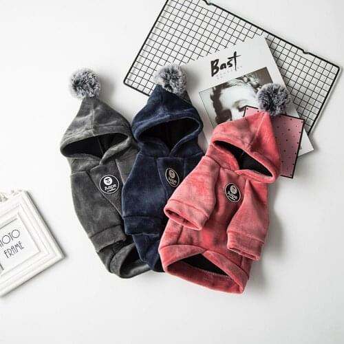 Pet dog Hoodies for Small dogs Cute Dog Hoodies Puppy sweater winter comfortable warm hoodie
