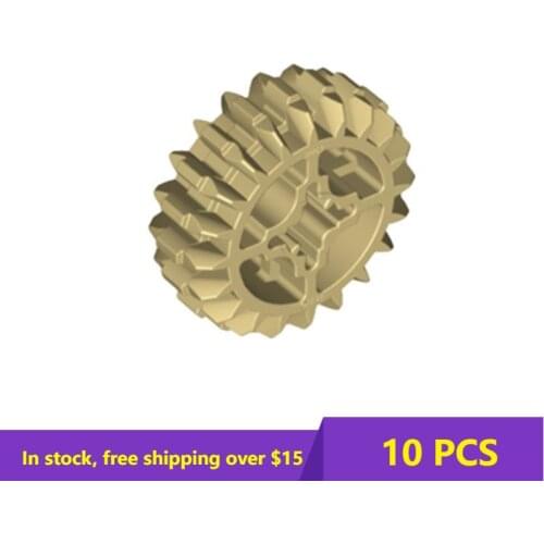 10PCS MOC 32269 Tooth Clutch Gear Brick high-tech Changeover Catch For Building Blocks Parts DIY Educational Kids Toys