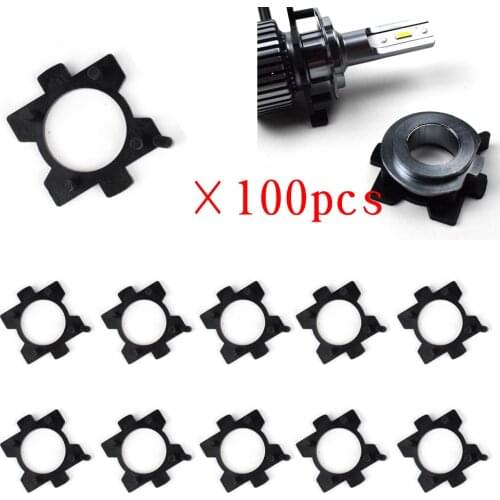 100pcs H7 Led Headlight Socket Adapter Holder For Mitsubishi Mazda 3/5/6 H7 Led Car Socket Base D111