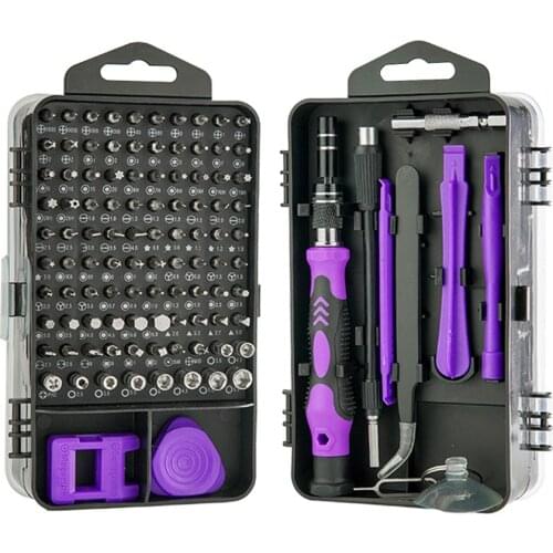 115 in 1 Screwdriver Bit Set Repair Disassembly Tools Electronics Screwdrivers Set for Watch Computer PC Mobile Phone