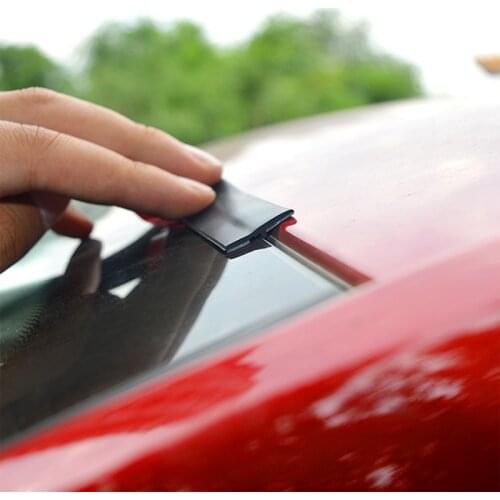 2M DIY Car Roof Protector Seal Noise Insulation Car Door Weatherstrip Front Rear Windshield Edge Sealing Strip Sticker Accessory